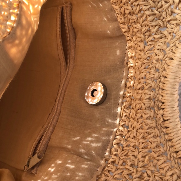 vintage retro straw purse - Picture 3 of 4